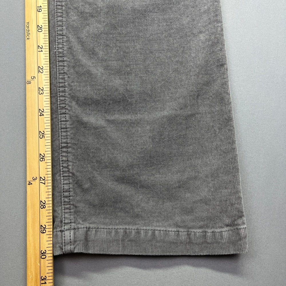 J.Crew Corduroy Pants Bootcut Gray Casual Everyday Comfort 28S Fits 30" Western - Picture 3 of 9